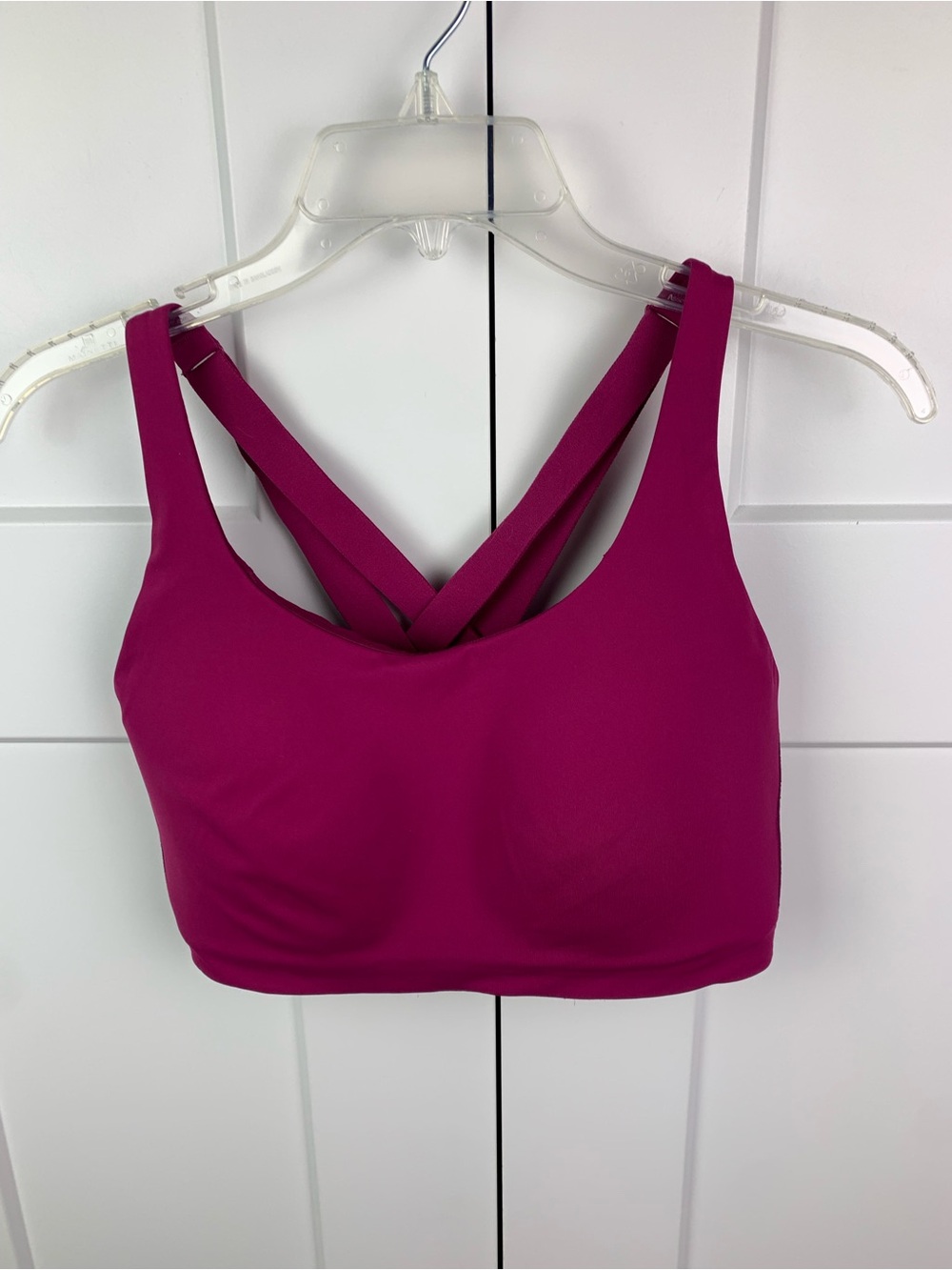 Lululemon Energy Bra 36DD Magenta Purple High Support Strappy - Picture 3 of 7